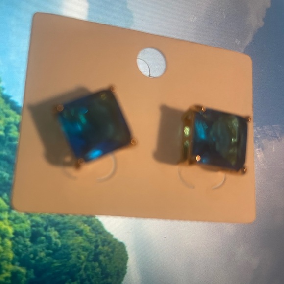 Earrings for a beautiful match of any type of blue dress - Picture 2 of 4